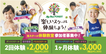 楽しいスクールを体験しよう！