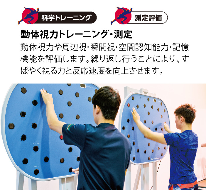 動体視力トレーニング・動体視力測定