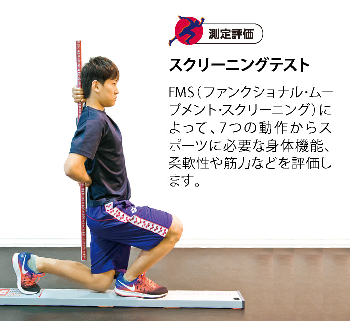 スクリーニングテスト（ファンクショナル・ムーブメント・スクリーニング）